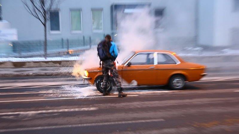 Pkw-Brand bei UKH