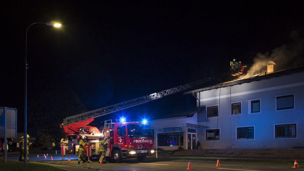 Dachstuhlbrand in Straßwalchen