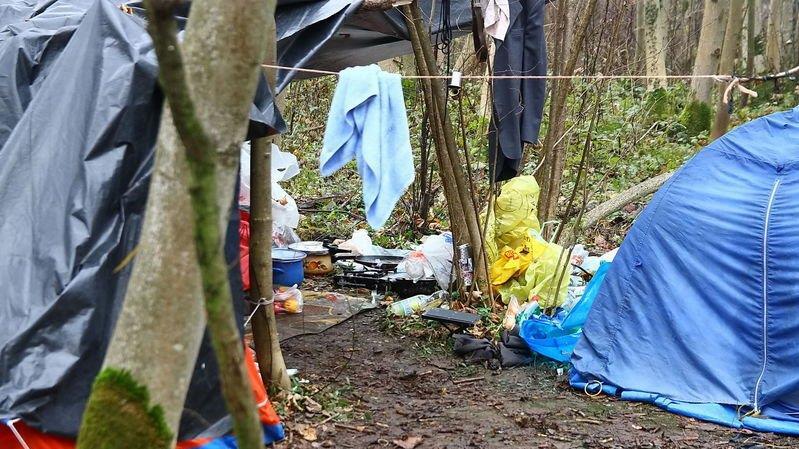 Illegales Zeltlager