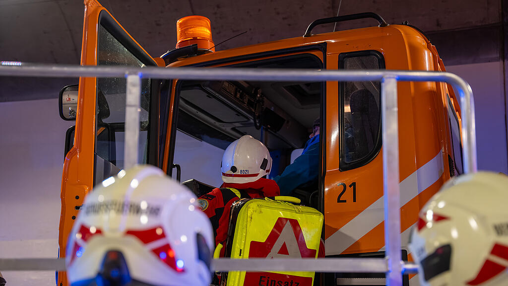 Große Einsatzübung im Lieferinger-Tunnel