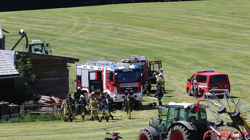 Brand in Koppl