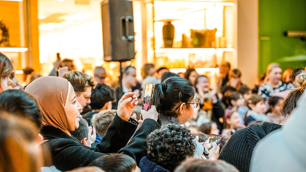 Krampus-Show im Europark