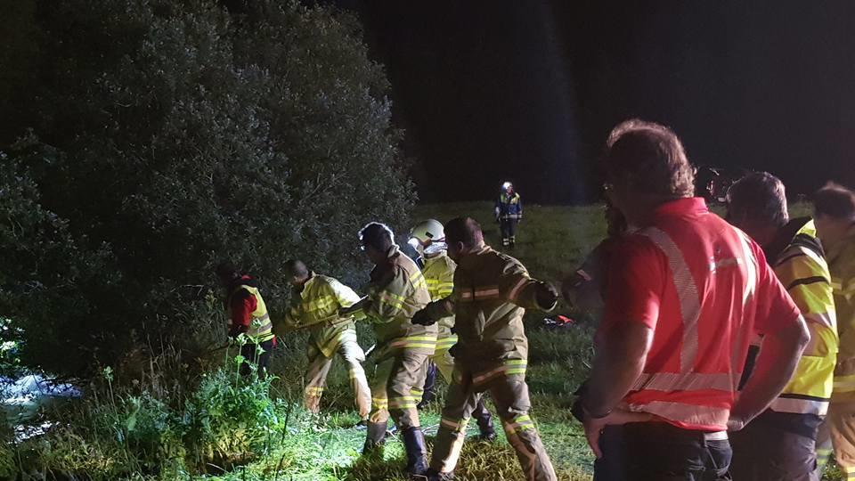 Pkw stürzt in Fuscher Ache