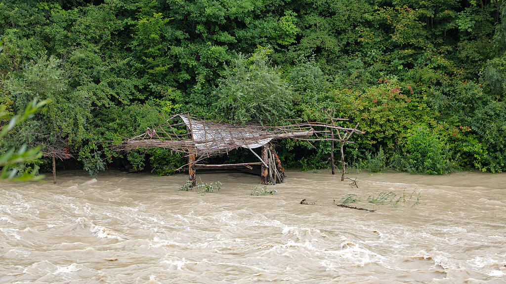 Hochwasser Saalach