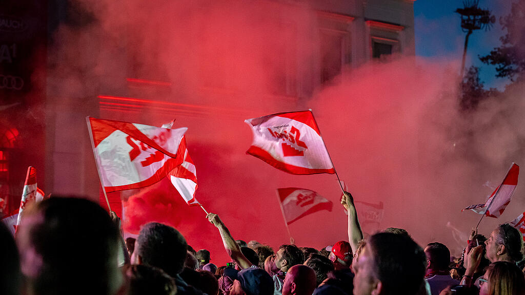 Red Bull Salzburgs Meisterfeier I