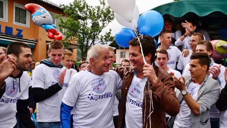 Aufstiegsparty in Grödig