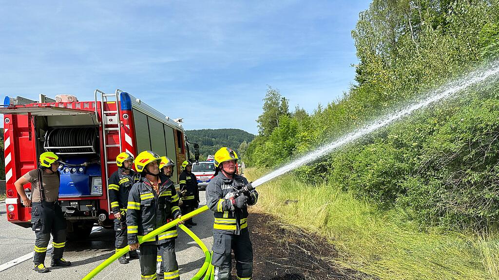 Böschungsbrand A1