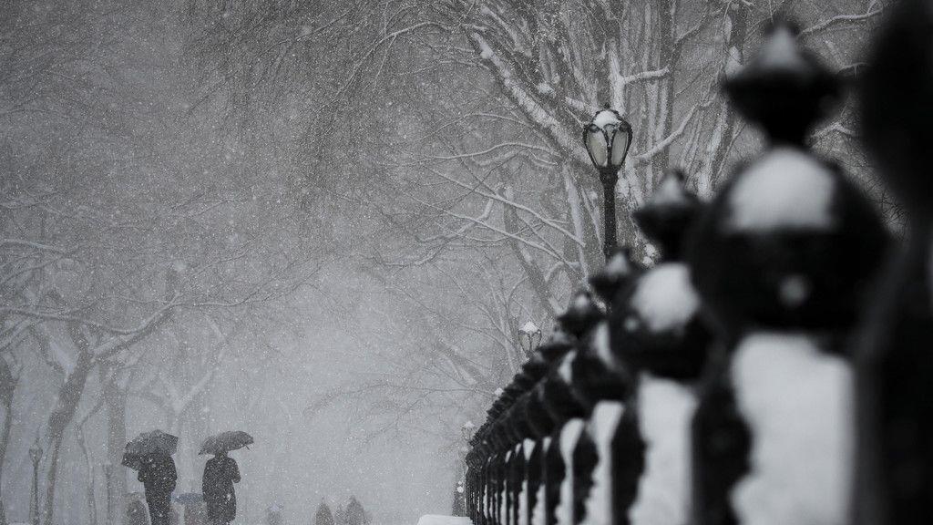Schnee-Chaos in New York City