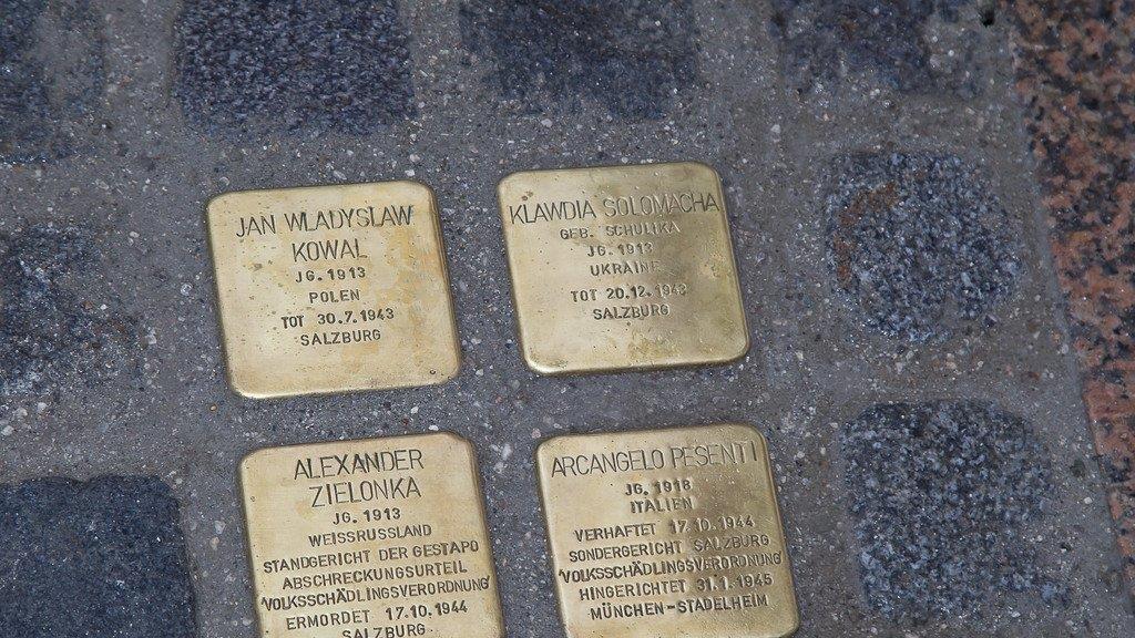 Stolpersteine in Salzburg verlegt