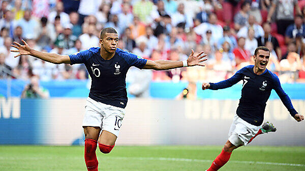 Kylian Mbappe traf zweimal für die Franzosen