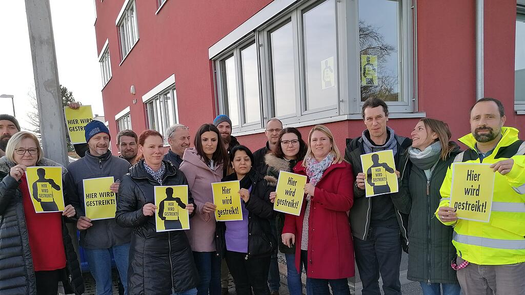 Streik, Lebenshilfe Salzburg