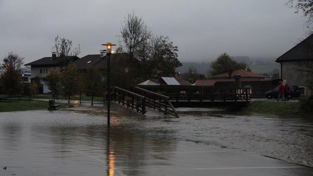 Wintereinbruch: Wassermassen in Bergheim