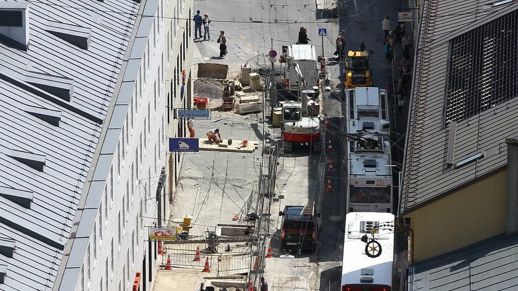 Baustelle in der Griesgasse