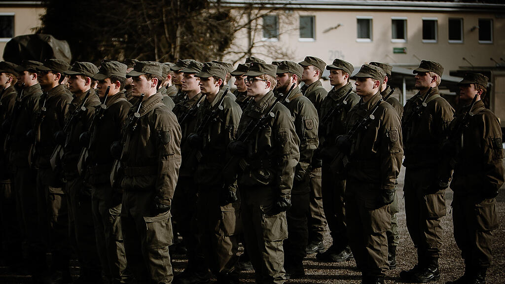 Feierliche Angelobung Sanit\u00e4tslehrkompanie