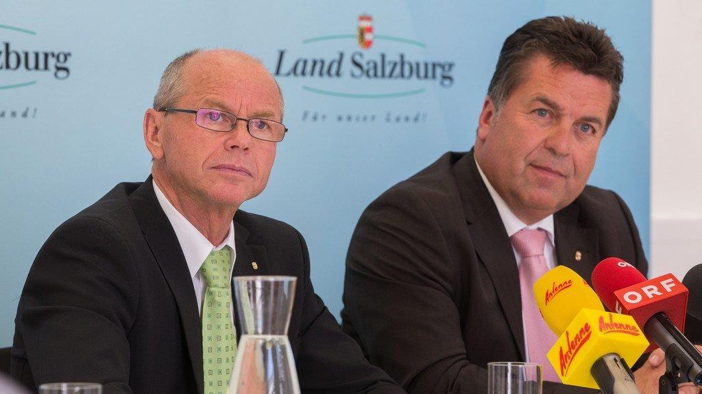 Bilder der Pressekonferenz