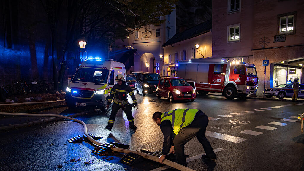 Wohnungsbrand Salzburger Altstadt