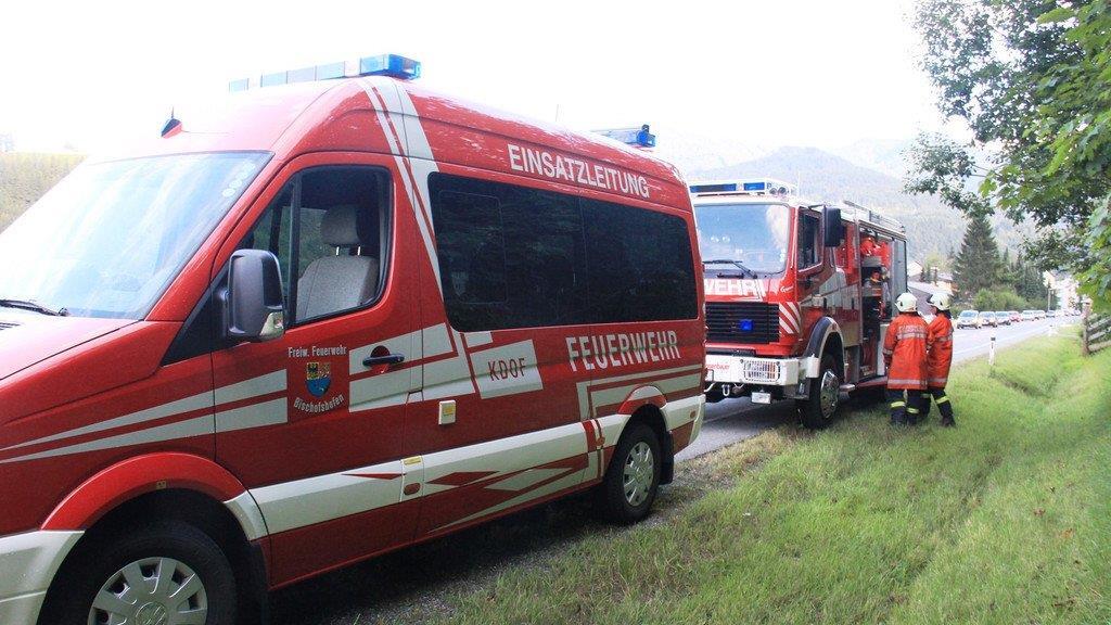 Bilder vom Pkw-Überschlag