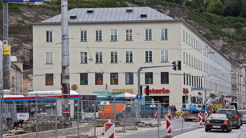 Bauarbeiten am Hanuschplatz