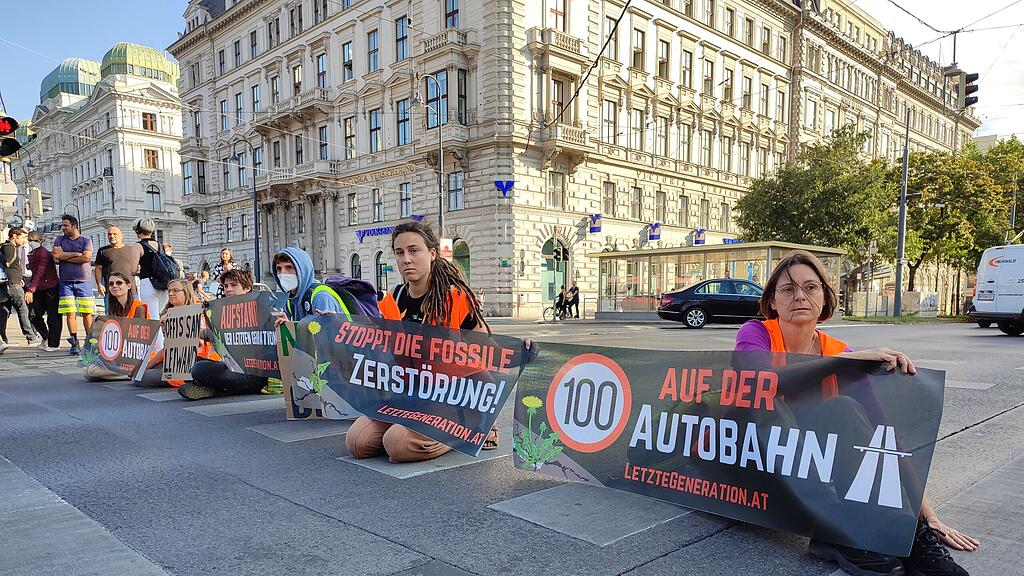 Protest Ringstraße Wien