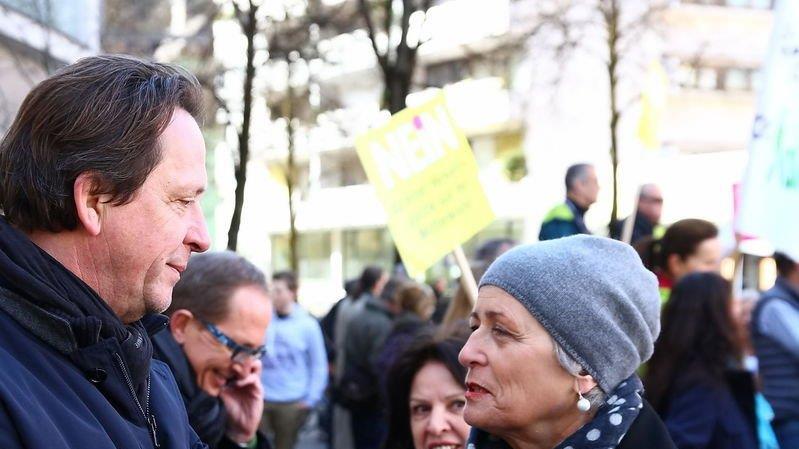 Demo gegen Mönchsberggaragen-Ausbau, I