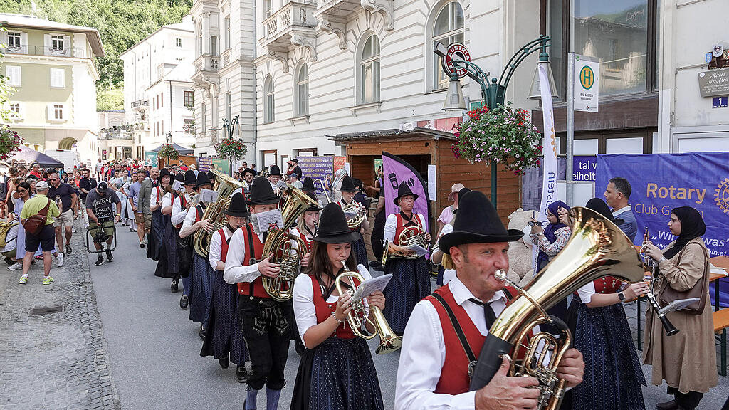 Straßenfest in Bad Gastein