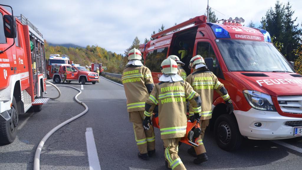 Gefahrgutübung auf der Tauernautobahn I