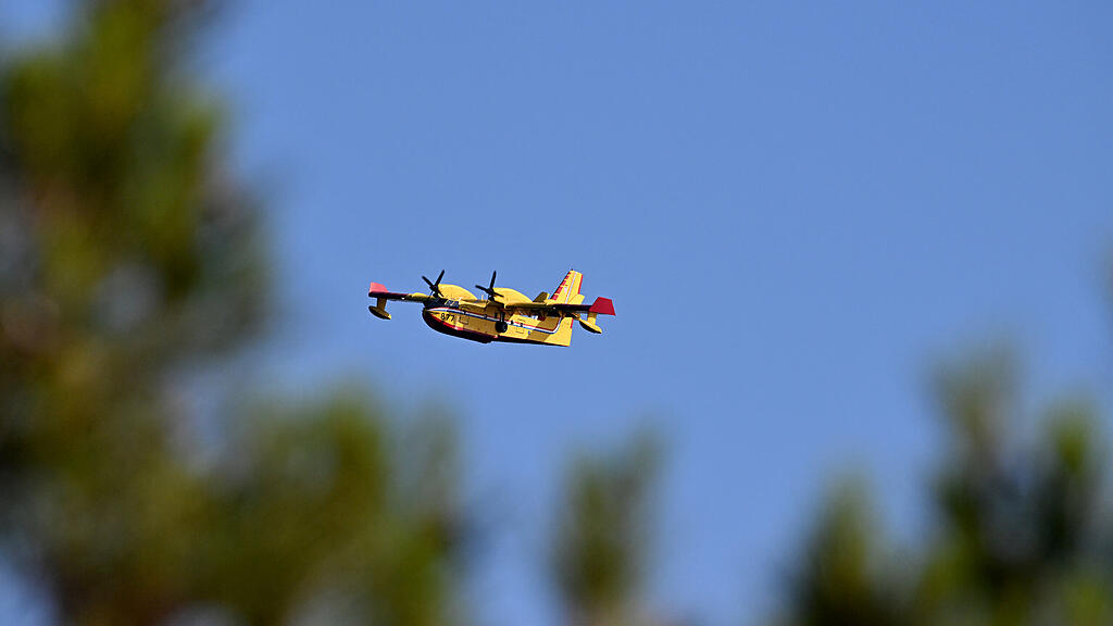 Waldbrand in Krotaien