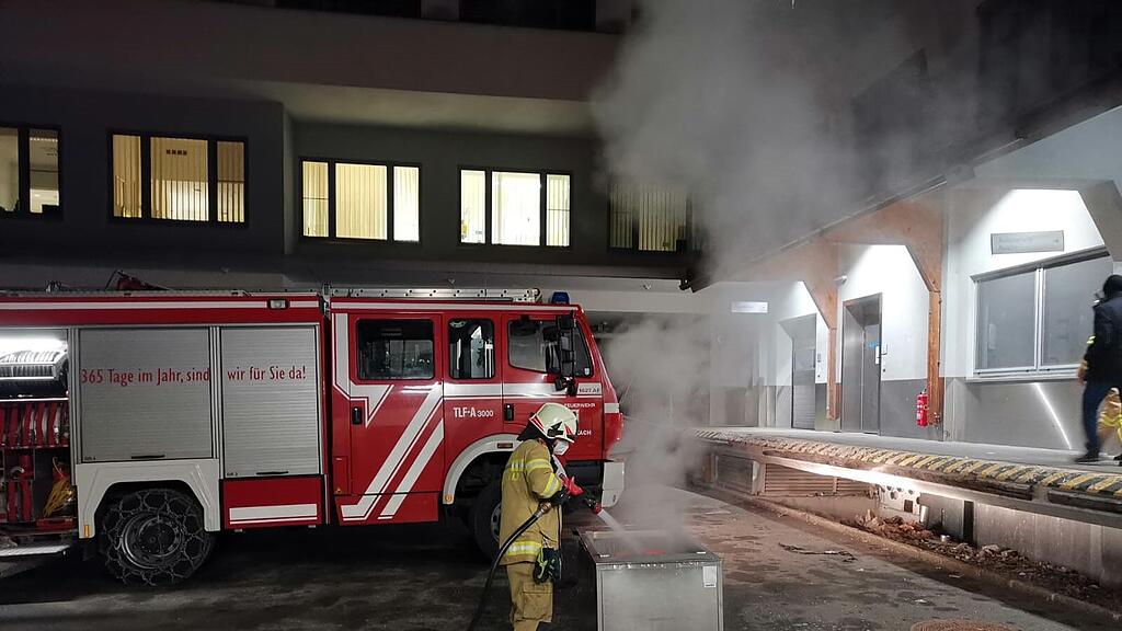 Brand in Klinikum Schwarzach