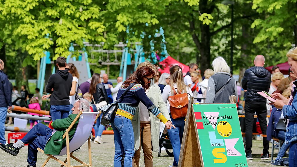 Volksgarten Eröffnung