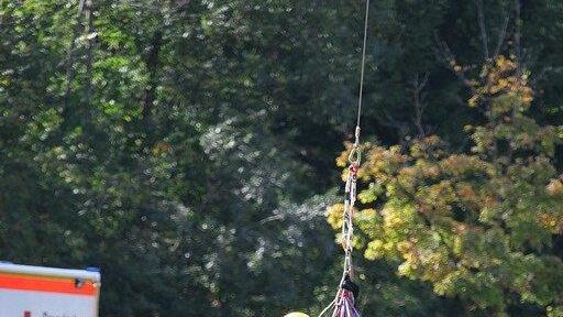 Bilder der Heli-Bergung