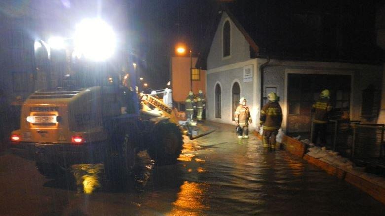 Hochwasser in Saalfelden