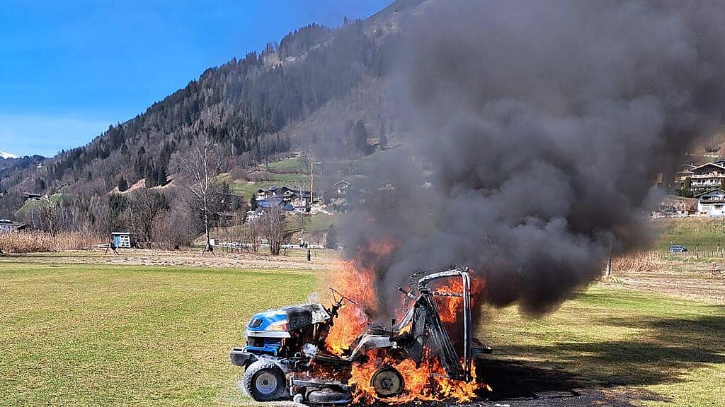 Brand Rasentraktor Stuhlfelden