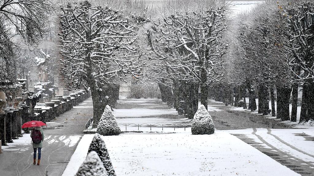 Durch den Neuschnee ist das Land Salzburg fast ausnahmslos weiß.