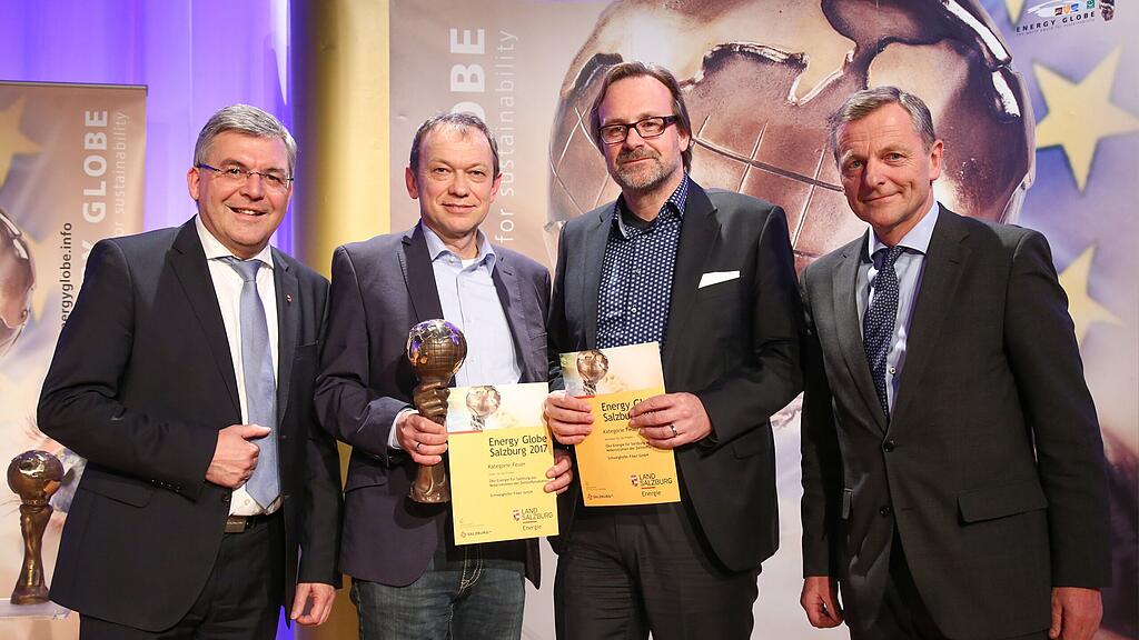 Die Salzburger Firma wurde mit dem Energy Globe ausgezeichnet.