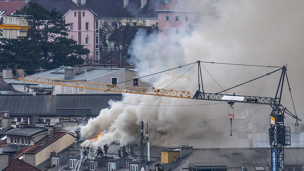 Brand in Innsbrucker Innenstadt