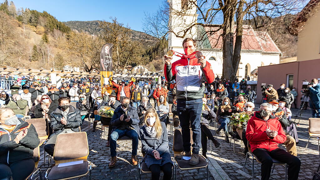 Olympia: Gold-Empfang von Matthias Mayer