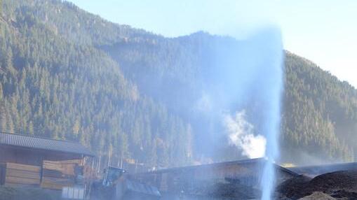 Brand im Heizwerk Großarl