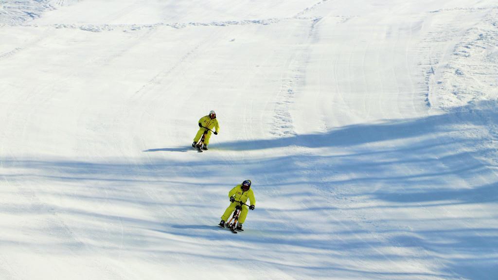 Snowbike-Rekordversuch in Obertauern