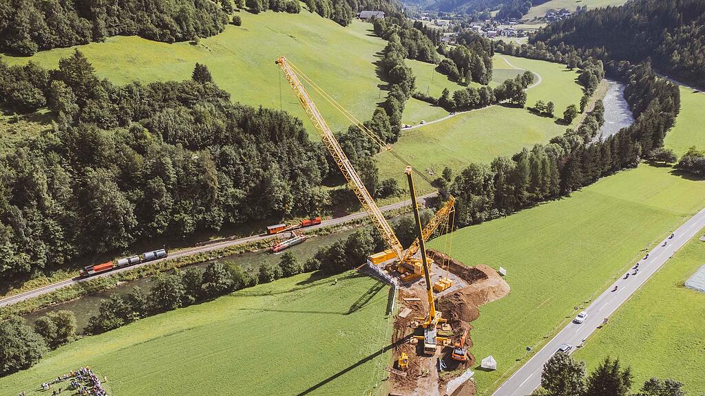Murtalbahn-Bergung in Ramingstein