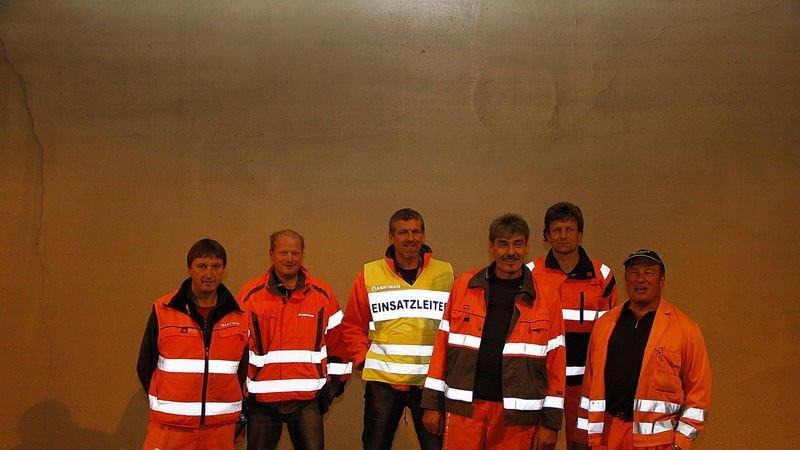 Großübung im Katschbergtunnel