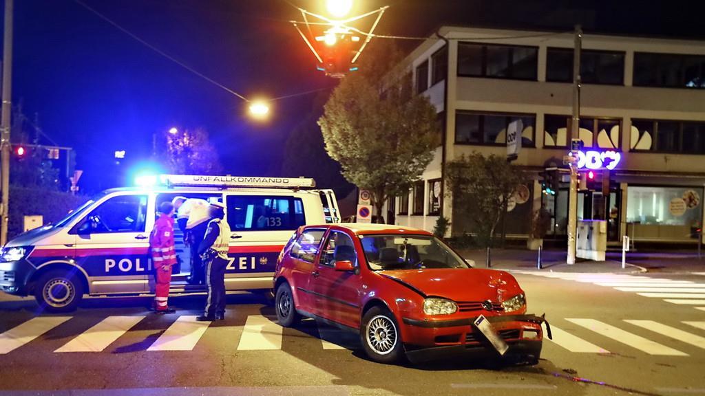 Auffahrunfall in der Vogelweiderstraße