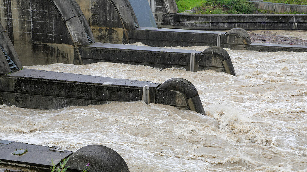 Hochwasser Saalach