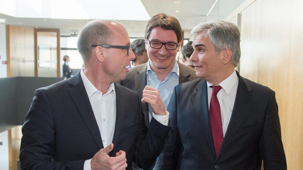 Bundeskanzler und Vizekanzler auf Ländle-Besuch
