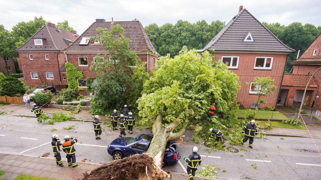 Schwere Unwetter über Deutschland