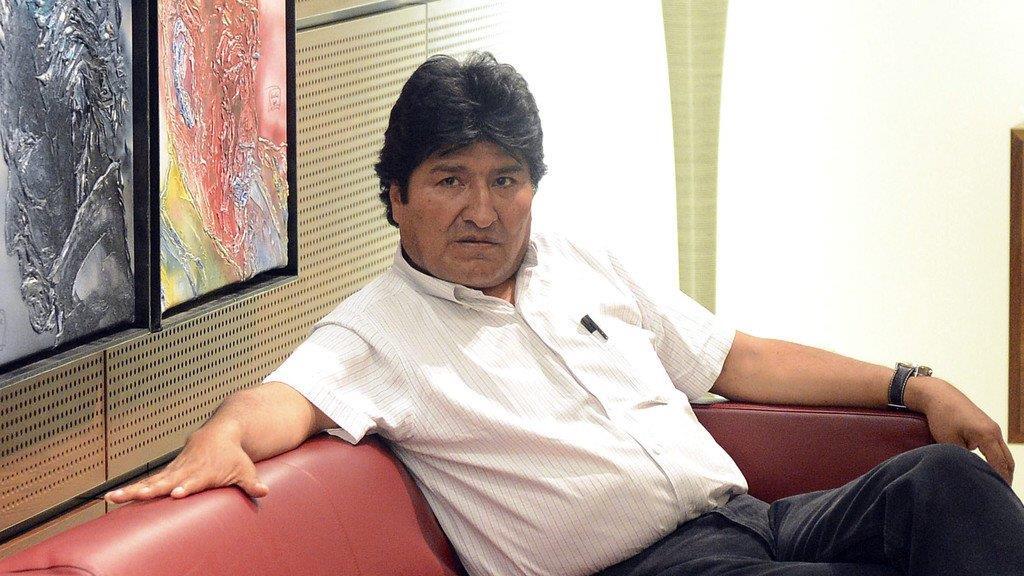 Morales landet in Wien
