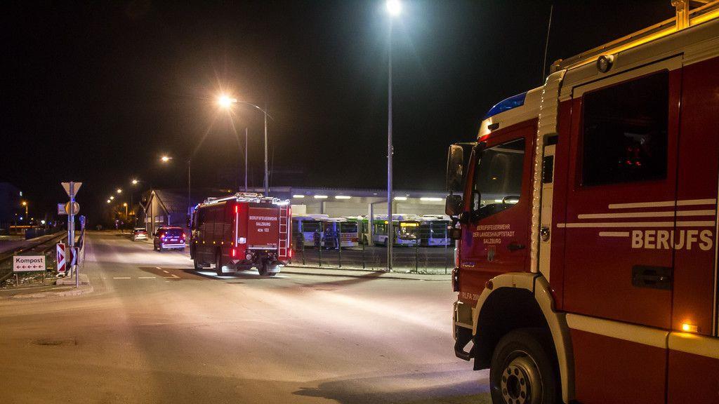Gas tritt bei Albus in Salzburg-Maxglan aus