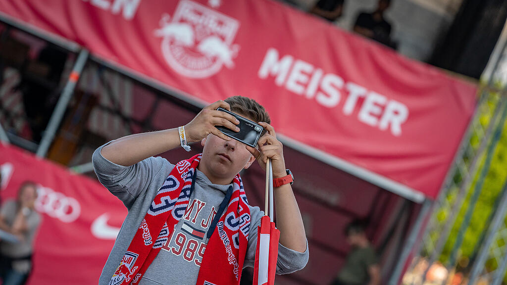 Red Bull Salzburgs Meisterfeier I