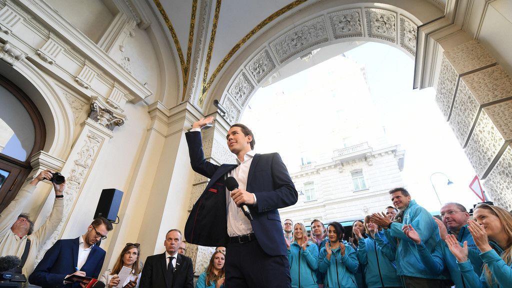 Sebastian Kurz startet ins Wahlkampffinale