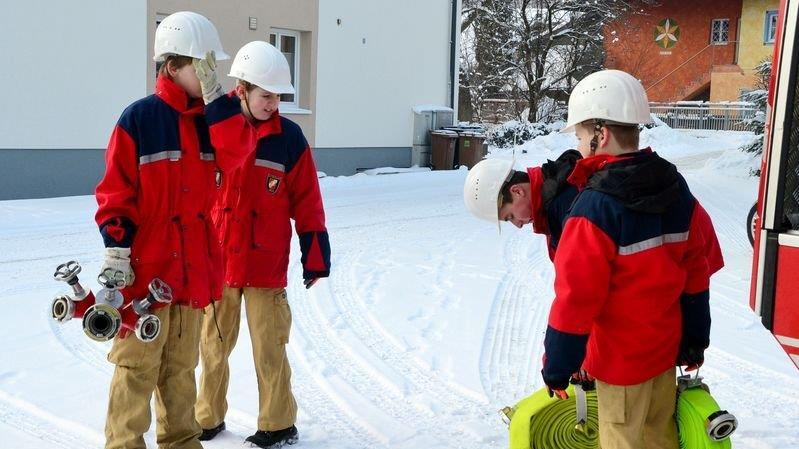 Jugendfeuerwehrübung in Grödig
