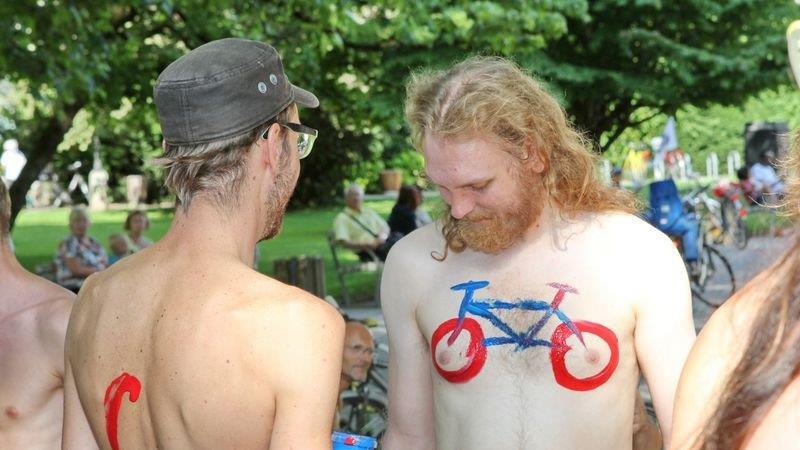 World Naked Bike Ride in Salzburg